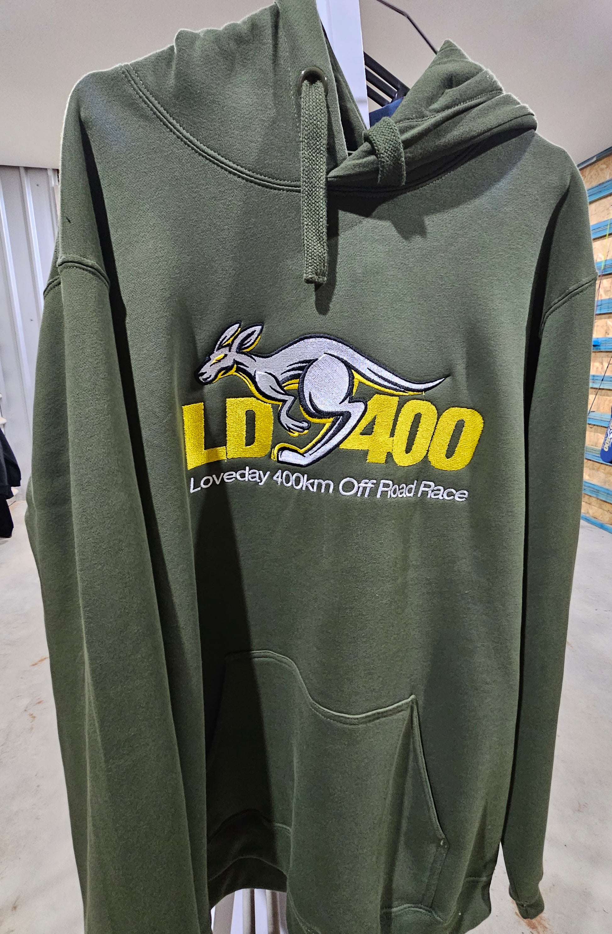 Green Loveday 400 Race Hoodie
