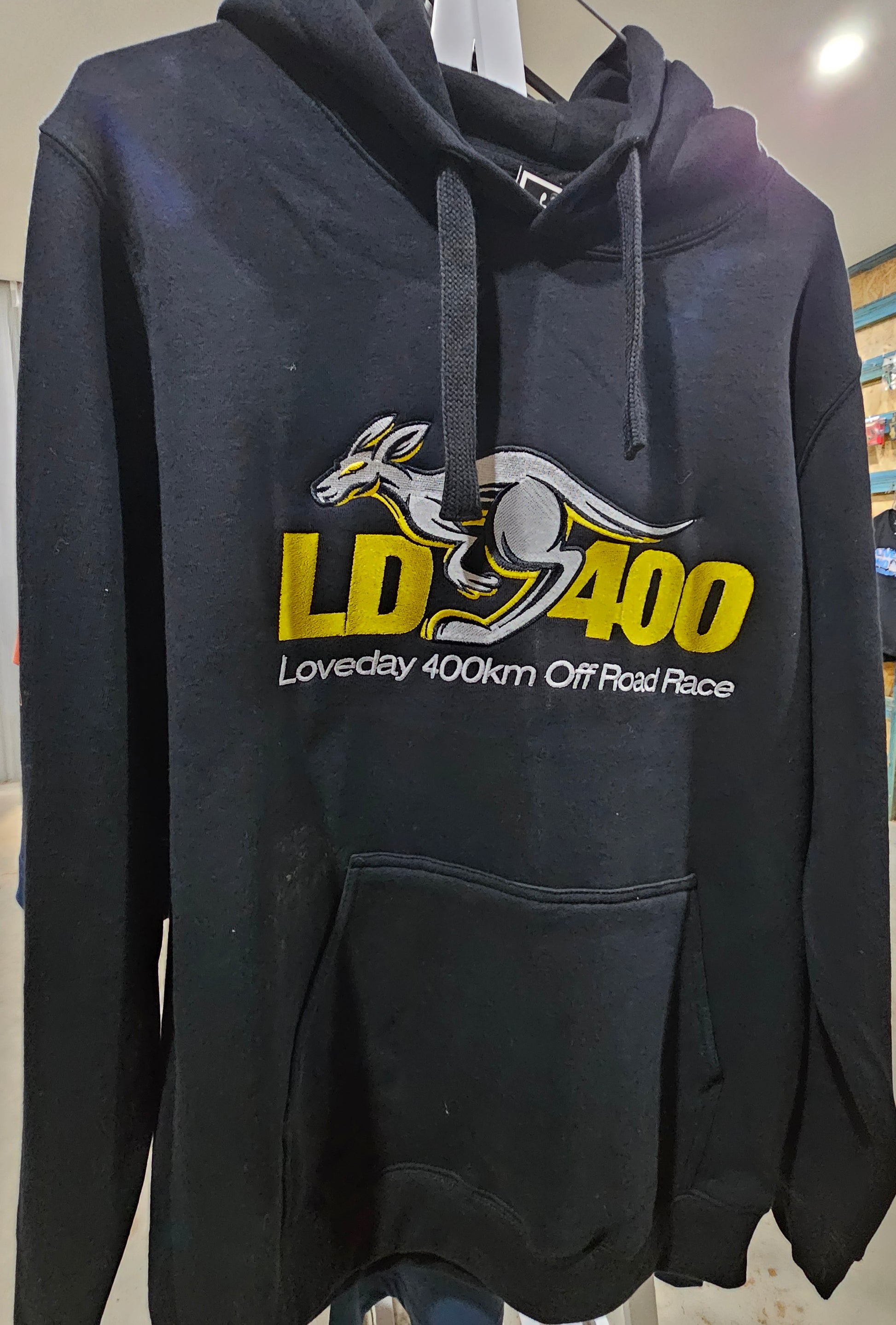 Loveday 400 Race Black/gold hoodie