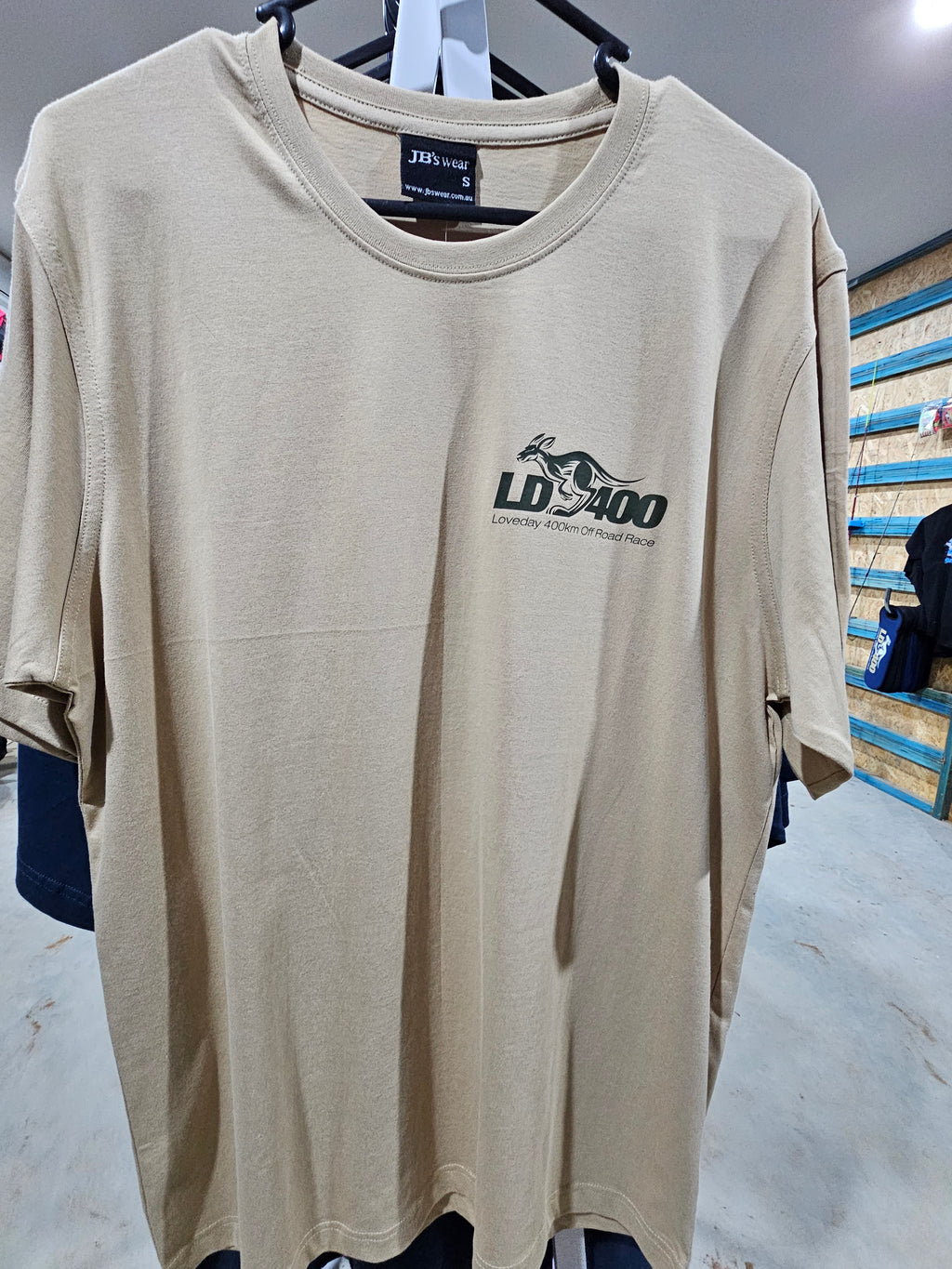 Beige Loveday 400 race Tshirt